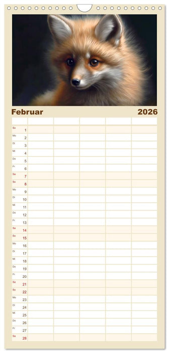 Zauberhafte Fluffies (CALVENDO Familienplaner 2026)