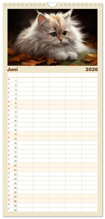 Zauberhafte Fluffies (CALVENDO Familienplaner 2026)