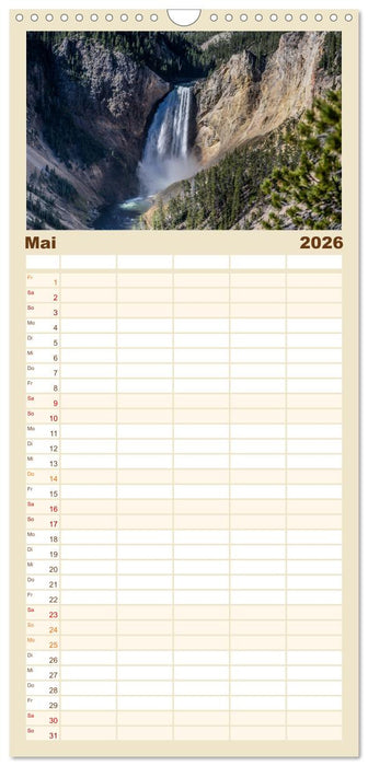 Wyoming, South Dakota Colorado (CALVENDO Familienplaner 2026)