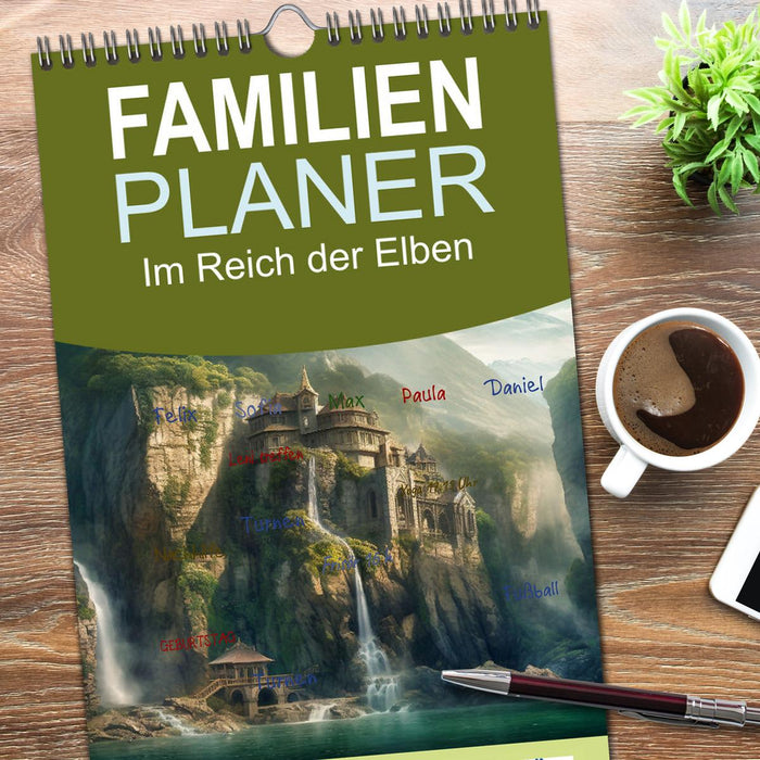 Im Reich der Elben (CALVENDO Familienplaner 2026)