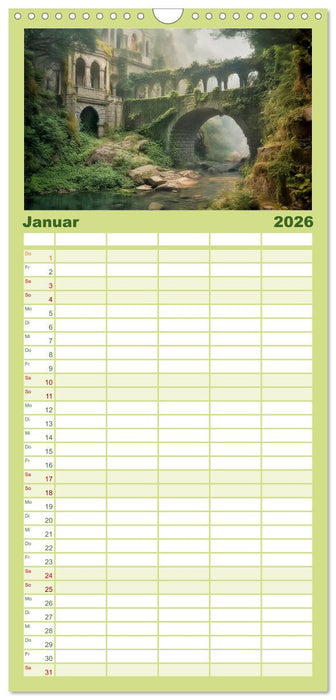 Im Reich der Elben (CALVENDO Familienplaner 2026)