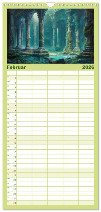 Im Reich der Elben (CALVENDO Familienplaner 2026)