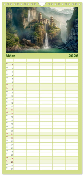 Im Reich der Elben (CALVENDO Familienplaner 2026)