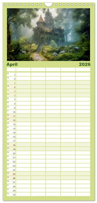 Im Reich der Elben (CALVENDO Familienplaner 2026)