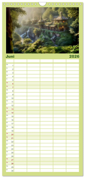 Im Reich der Elben (CALVENDO Familienplaner 2026)