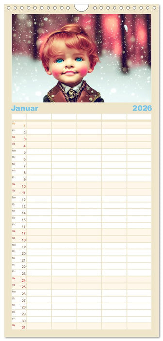 Kleine Steampunk Stars (CALVENDO Familienplaner 2026)