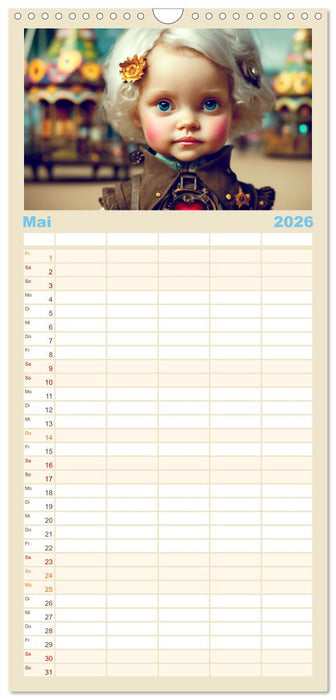 Kleine Steampunk Stars (CALVENDO Familienplaner 2026)