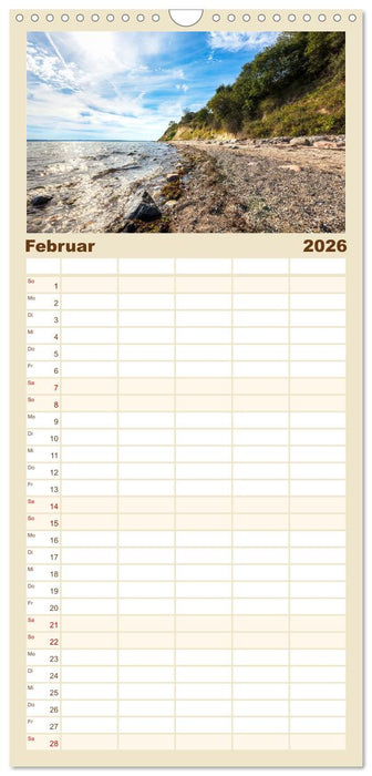 Faszination Schlei (CALVENDO Familienplaner 2026)