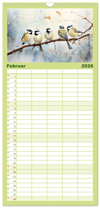 Zwölf Monate im Wald (CALVENDO Familienplaner 2026)