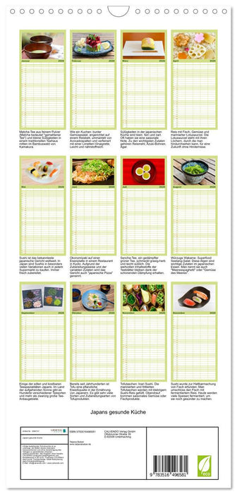 Japans gesunde Küche (CALVENDO Familienplaner 2026)