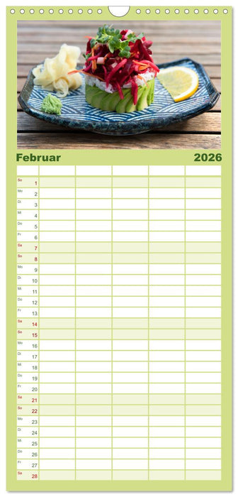 Japans gesunde Küche (CALVENDO Familienplaner 2026)