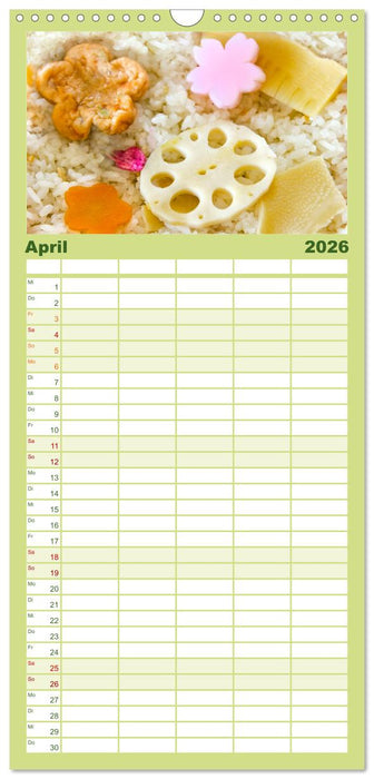 Japans gesunde Küche (CALVENDO Familienplaner 2026)