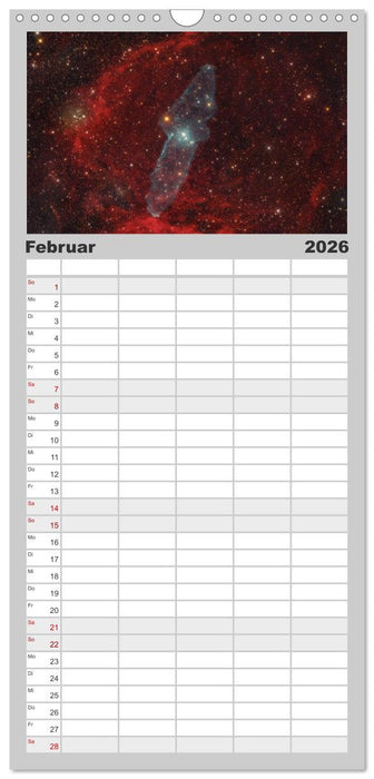 Distant Luminosity: Eine fotografische Reise durch das Universum (CALVENDO Familienplaner 2026)