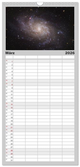Distant Luminosity: Eine fotografische Reise durch das Universum (CALVENDO Familienplaner 2026)