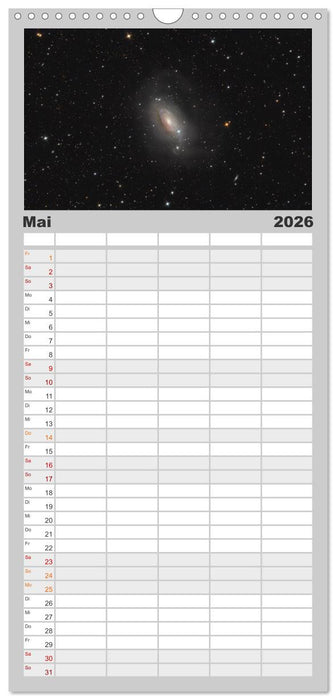 Distant Luminosity: Eine fotografische Reise durch das Universum (CALVENDO Familienplaner 2026)