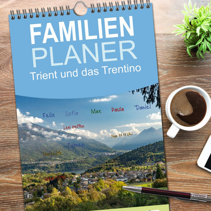 Trient und das Trentino (CALVENDO Familienplaner 2026)