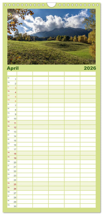 Trient und das Trentino (CALVENDO Familienplaner 2026)