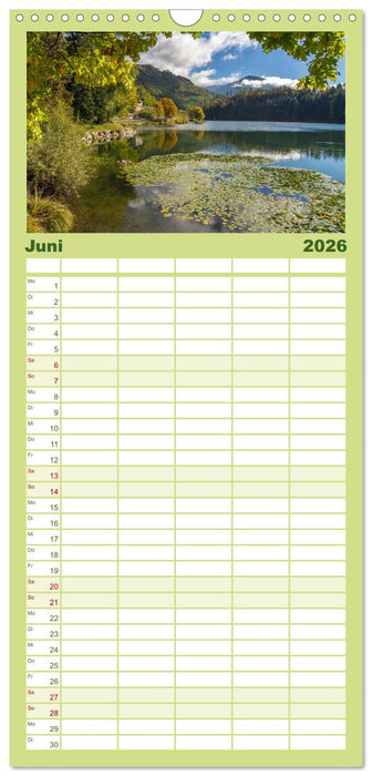 Trient und das Trentino (CALVENDO Familienplaner 2026)