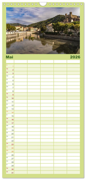 Die Italienische Riviera - Ligurien (CALVENDO Familienplaner 2026)