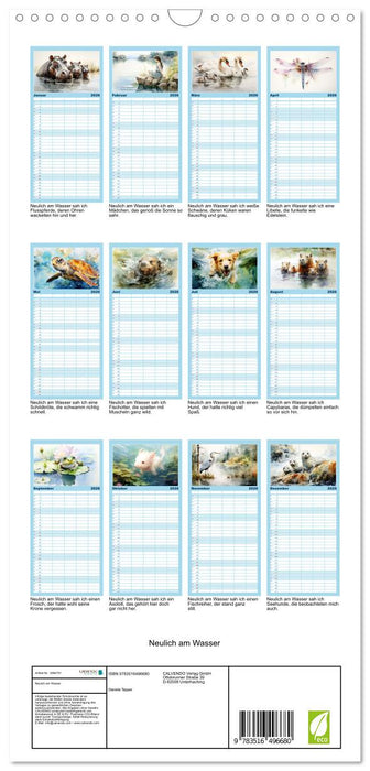 Neulich am Wasser (CALVENDO Familienplaner 2026)