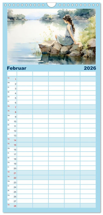 Neulich am Wasser (CALVENDO Familienplaner 2026)