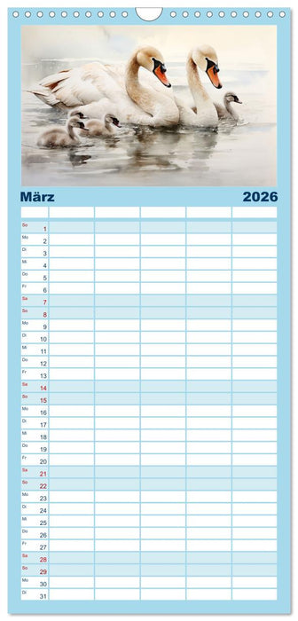 Neulich am Wasser (CALVENDO Familienplaner 2026)