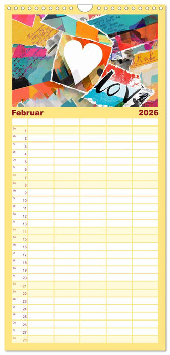 Ein ganzes Jahr voller Liebe (CALVENDO Familienplaner 2026)