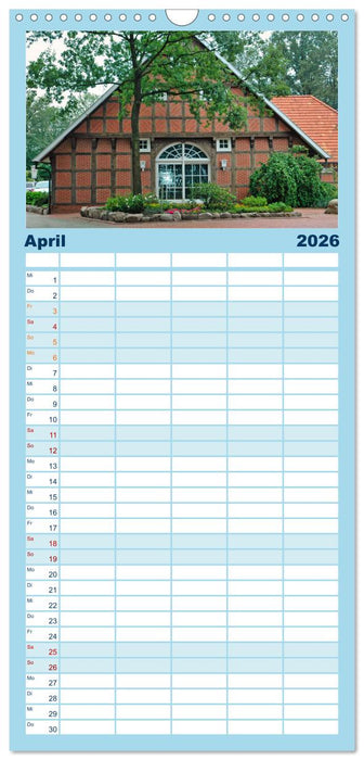 Baukunst Fachwerk (CALVENDO Familienplaner 2026)