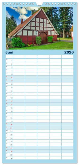 Baukunst Fachwerk (CALVENDO Familienplaner 2026)