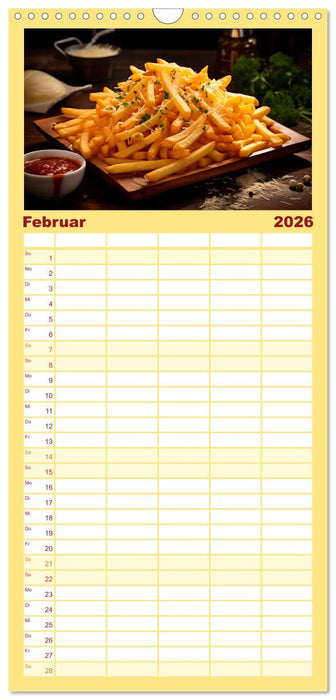 Fastfood Ästhetik (CALVENDO Familienplaner 2026)