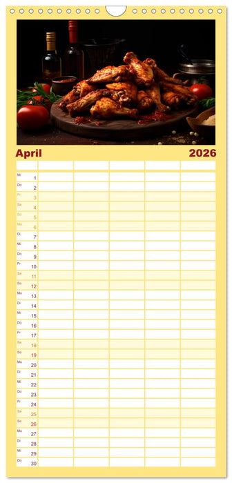 Fastfood Ästhetik (CALVENDO Familienplaner 2026)