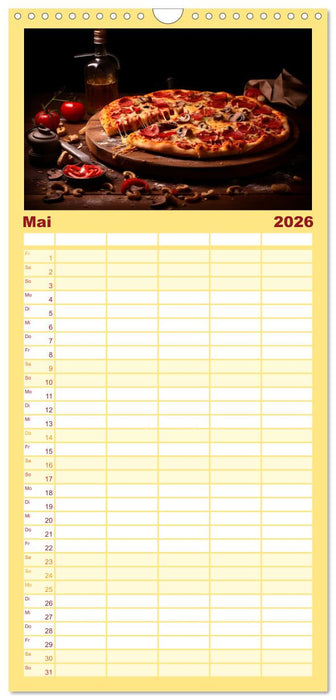 Fastfood Ästhetik (CALVENDO Familienplaner 2026)