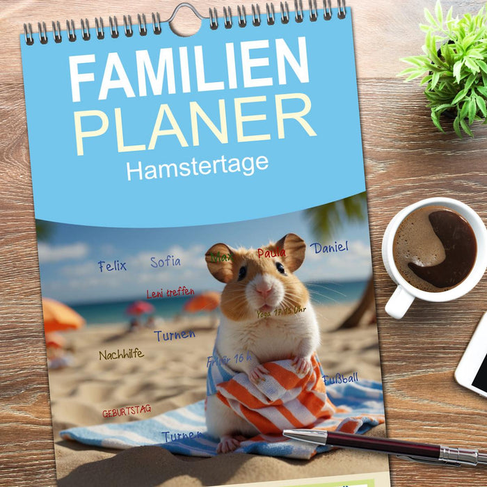 Hamstertage (CALVENDO Familienplaner 2026)