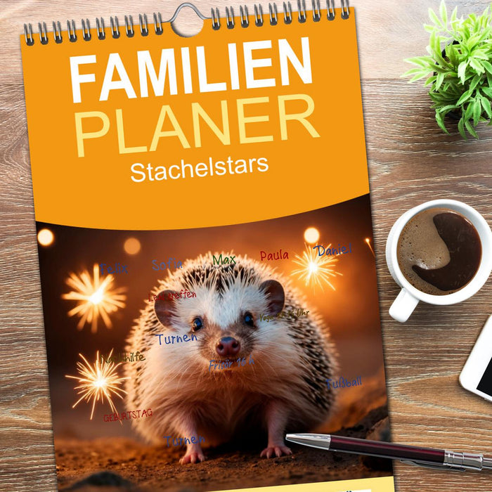 Stachelstars (CALVENDO Familienplaner 2026)