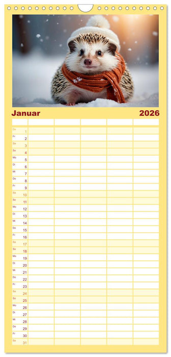 Stachelstars (CALVENDO Familienplaner 2026)