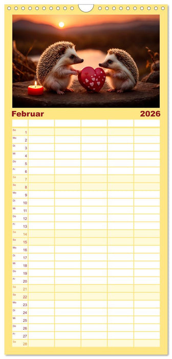 Stachelstars (CALVENDO Familienplaner 2026)