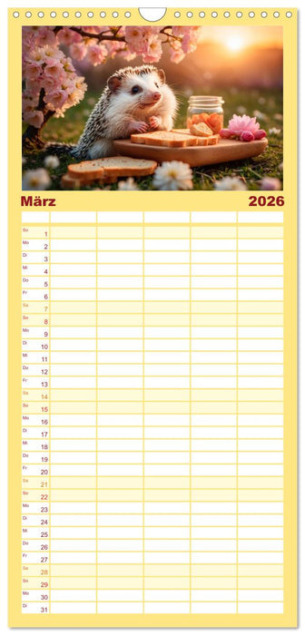 Stachelstars (CALVENDO Familienplaner 2026)