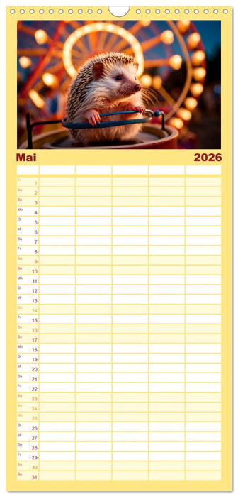 Stachelstars (CALVENDO Familienplaner 2026)