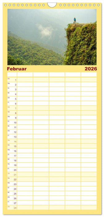 Bolivien - Eine Wanderreise (CALVENDO Familienplaner 2026)