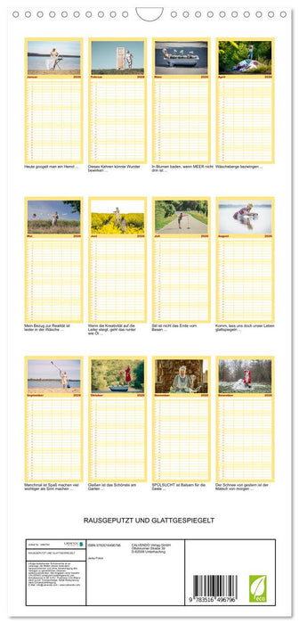 RAUSGEPUTZT UND GLATTGESPIEGELT (CALVENDO Familienplaner 2026)