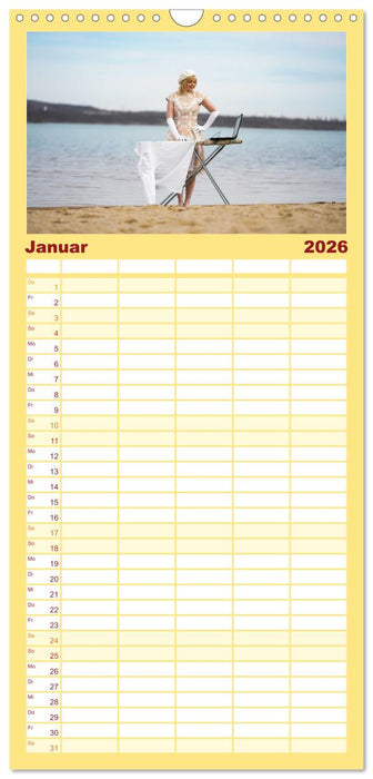RAUSGEPUTZT UND GLATTGESPIEGELT (CALVENDO Familienplaner 2026)