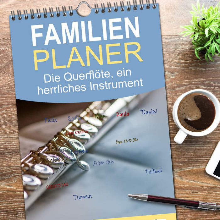 Die Querflöte, ein herrliches Instrument (CALVENDO Familienplaner 2026)