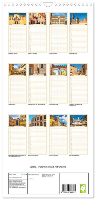 Verona - malerische Stadt mit Charme (CALVENDO Familienplaner 2026)