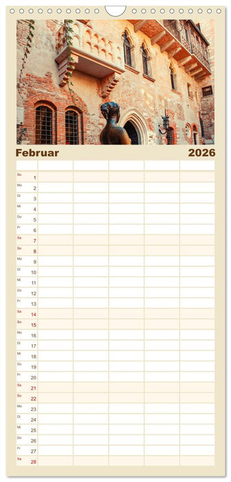 Verona - malerische Stadt mit Charme (CALVENDO Familienplaner 2026)