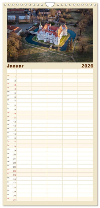 Die Lausitz - Region im Wandel (CALVENDO Familienplaner 2026)