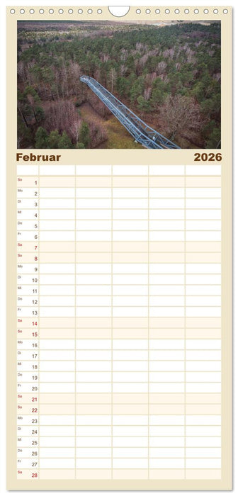 Die Lausitz - Region im Wandel (CALVENDO Familienplaner 2026)