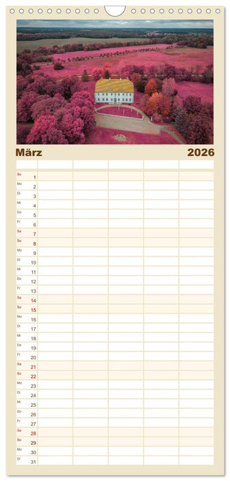 Die Lausitz - Region im Wandel (CALVENDO Familienplaner 2026)