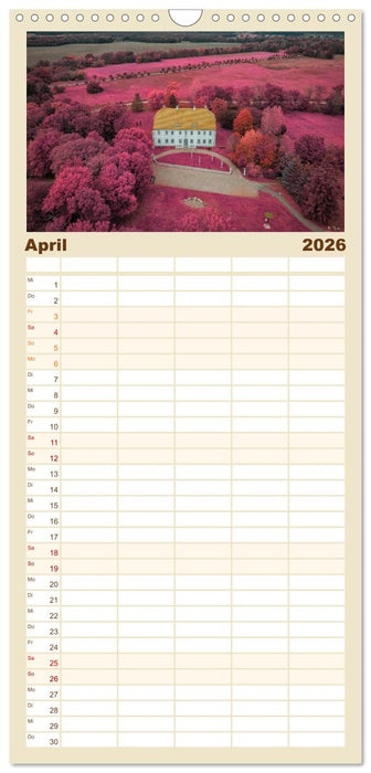 Die Lausitz - Region im Wandel (CALVENDO Familienplaner 2026)