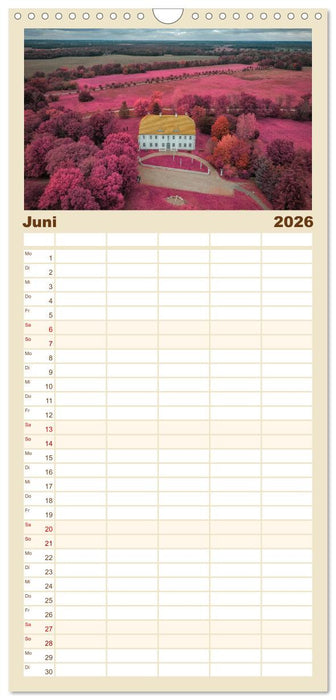 Die Lausitz - Region im Wandel (CALVENDO Familienplaner 2026)