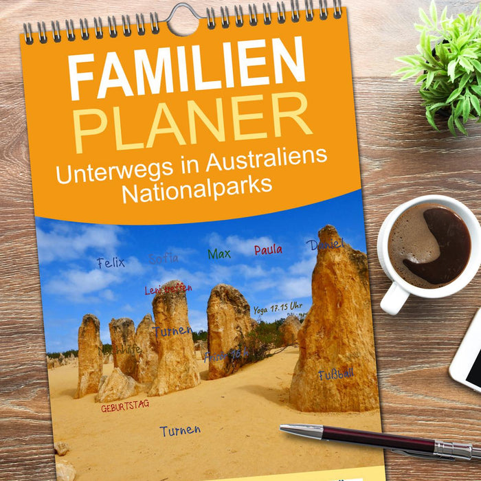Unterwegs in Australiens Nationalparks (CALVENDO Familienplaner 2026)